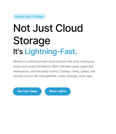 athena cloud storage