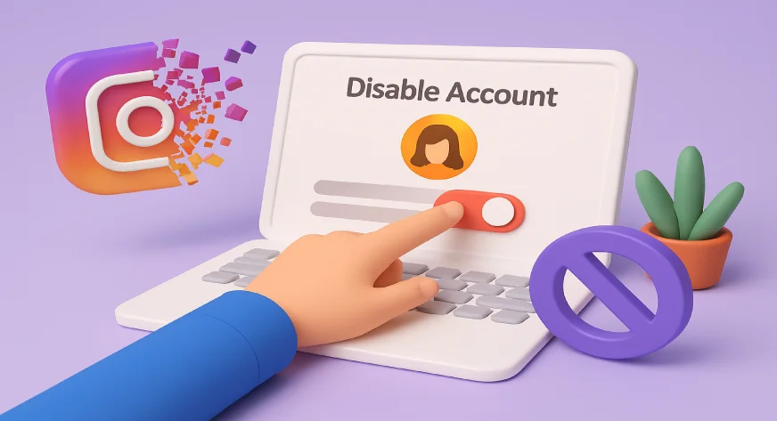 How To Disabled Instagram Account Easily