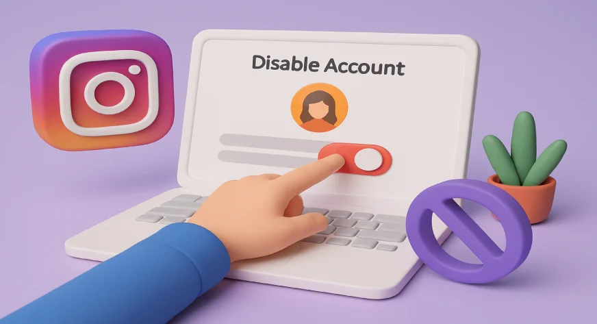 How To Disabled Instagram Account Easily